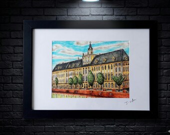 Arte polaco, Universidad de Breslavia, lámina de la obra de graduación