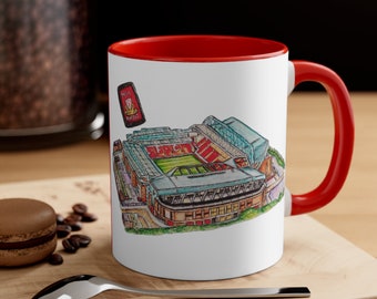 Liverpool FC Anfield Stadium Coffee Mug: Joe Edoni Art, 11oz