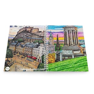 Edinburgh Art Notepad: Joe Edoni Scotland Travel Journal