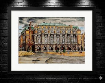Arte de Praga, lámina de la Universidad Carolina
