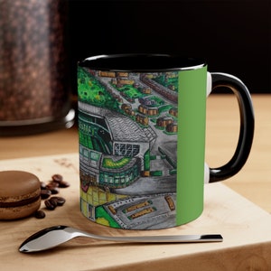 Celtic FC gift, Ceramic Coffee Mug, 11oz- Parkhead (birthday gift, decor, home, drinkware, kitchen, house warming)