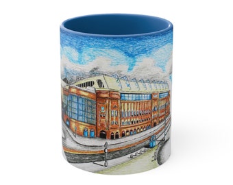 Rangers FC Ibrox Stadium Coffee Mug: Scottish Football Gift