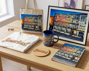 Obra de arte de Glasgow, Barrowlands – Paisaje urbano escocés para decoración del hogar (Descarga digital)