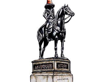 Obras de arte de Glasgow – Paisaje urbano de Escocia para decoración del hogar (Descarga digital)