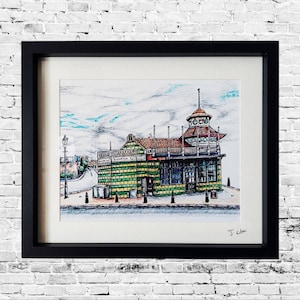 Glasgow Artwork Gicleè Print- The Battlefield Rest, Southside (birthday gift, home decor, wedding, house warming gift)