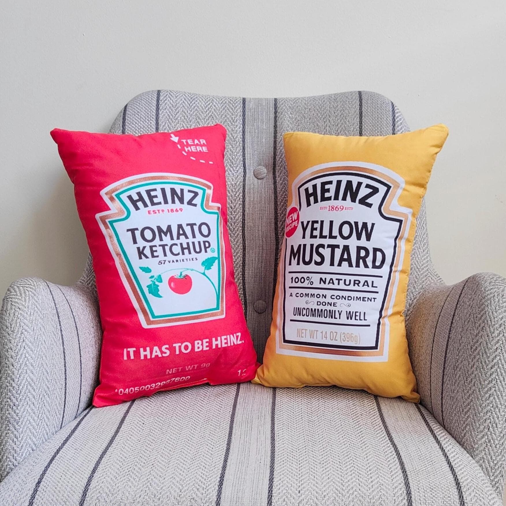 Heinz Tomato Ketchup Pillow: Funny Novelty Food Decor,throw Pillows - Etsy  Israel, image size:1752x1752