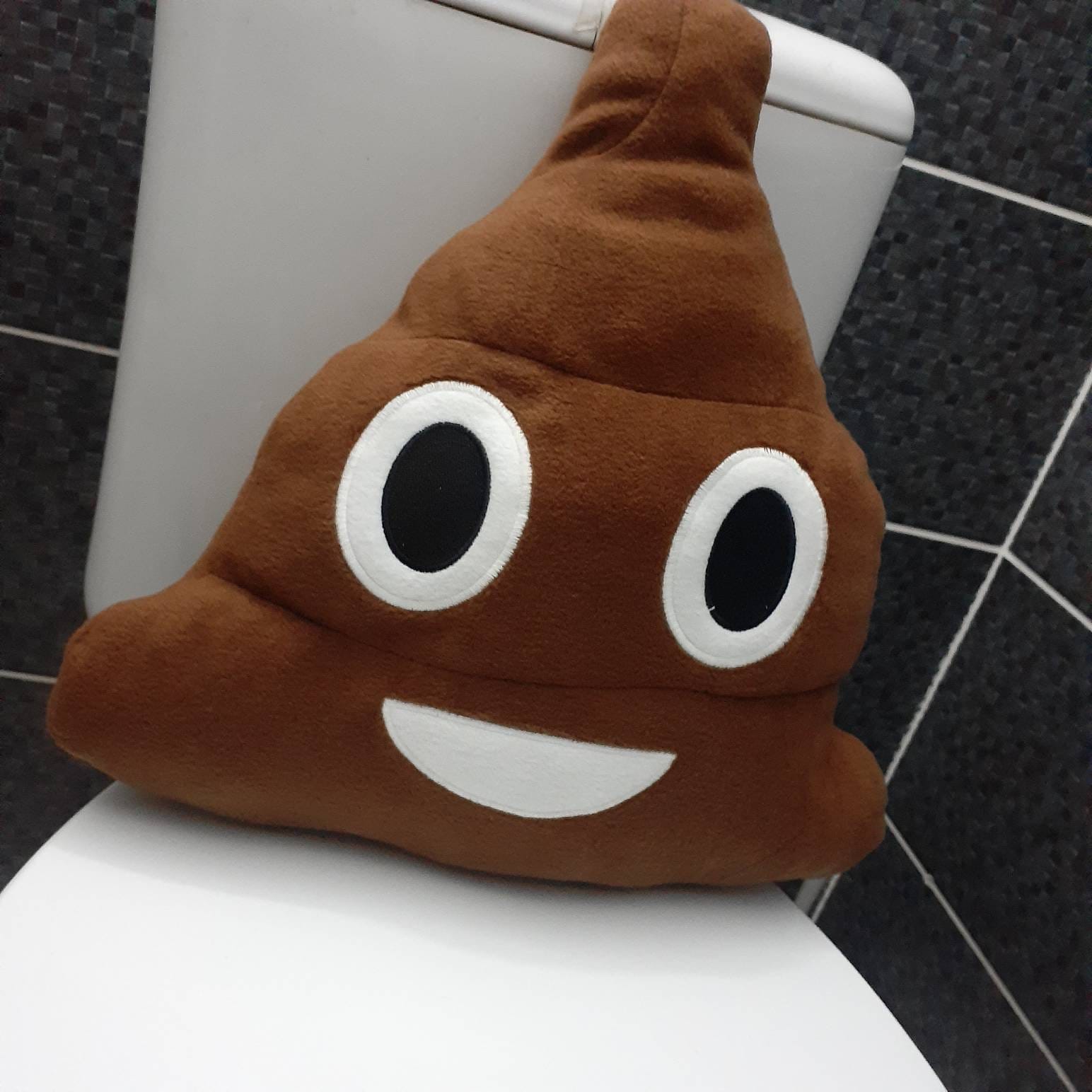 Poop Emoji Plush Pillowfunny Smiling Poo Gifthead Rest Etsy