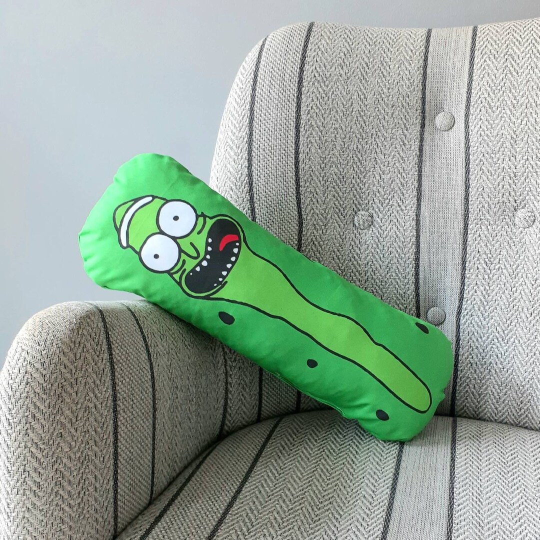 Pickle Rick Pillow: Funny Playmate Decor, Kids Room Gift Canada