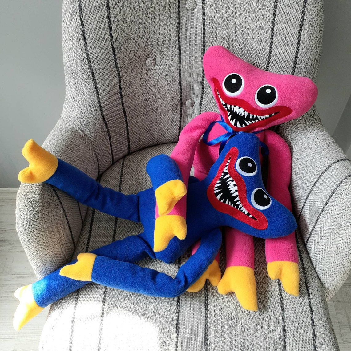 Huggy Wuggy Plush Toy Pillow Soft Poppy Playtime Game Toy Doll Etsy