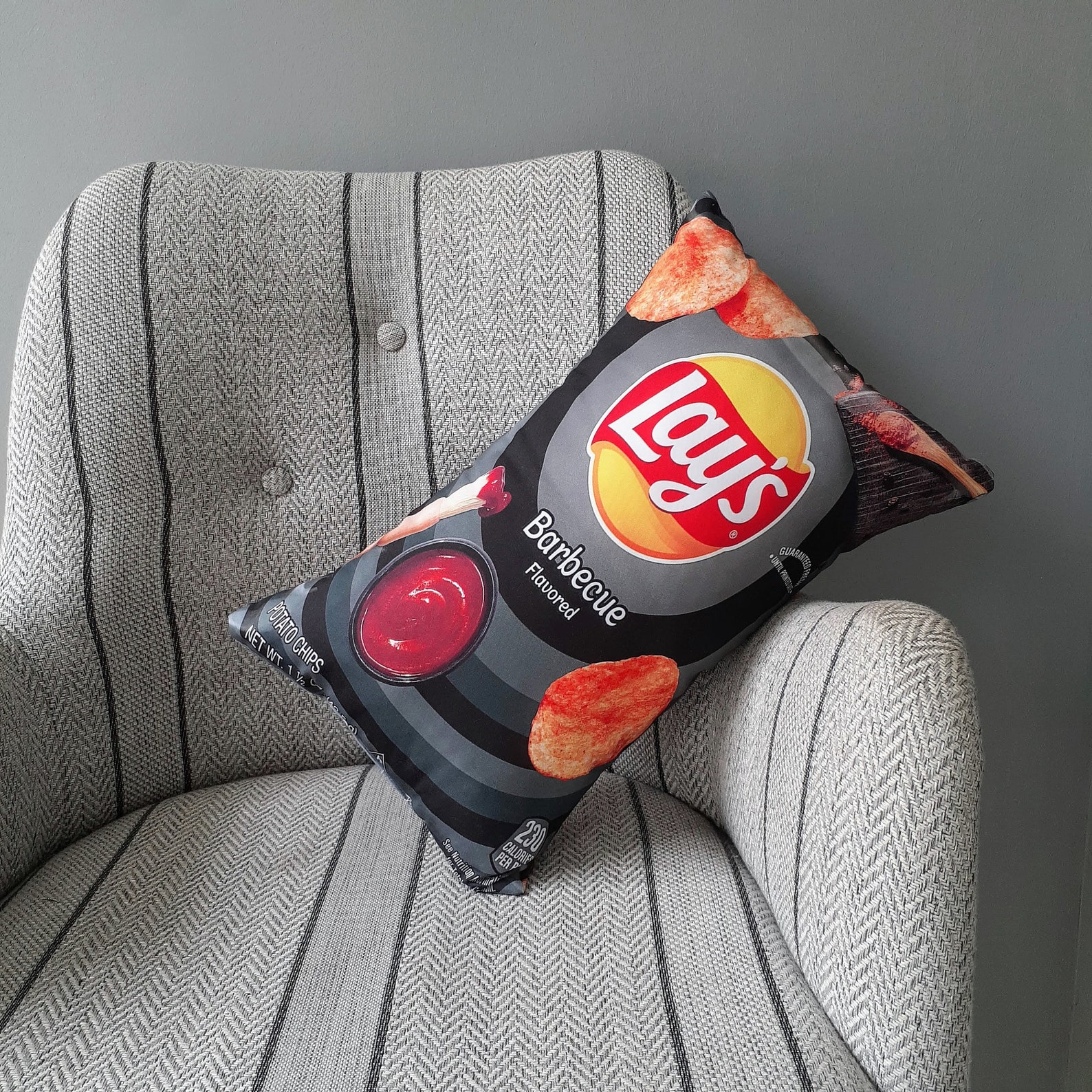 Lays Barbecue Flavored Chips Pillow Toyscute Soft Stuffed Etsy