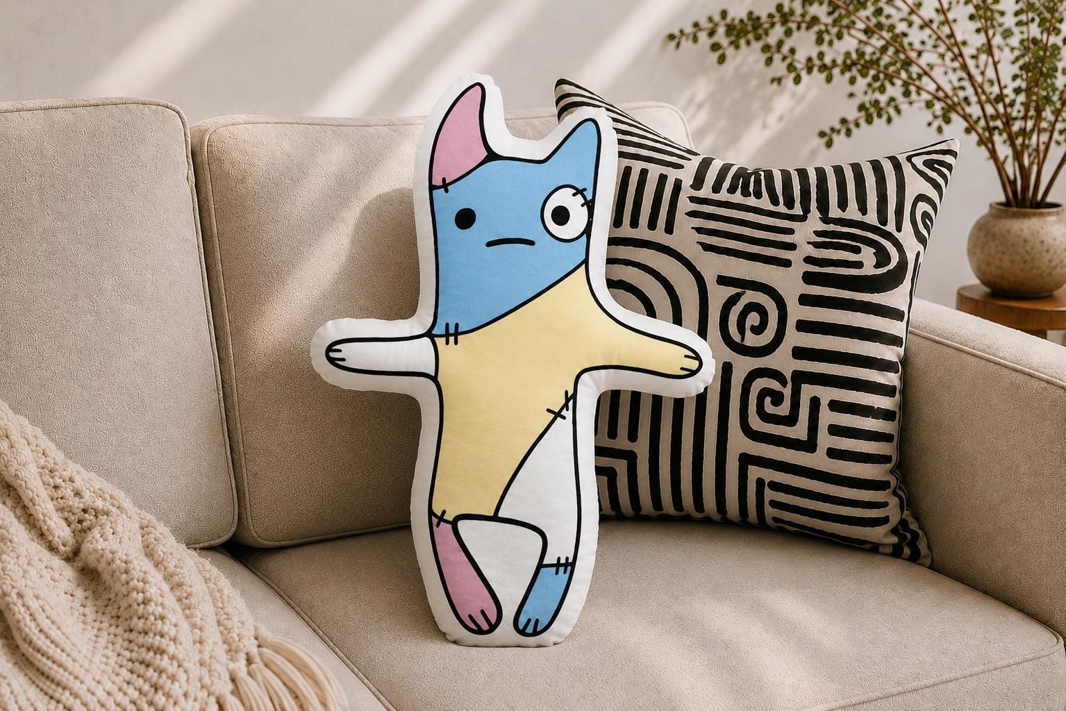 Bad Buddy Nong Nao Pillow,gift for BL Drama Fans,lgbtq+,boy Love