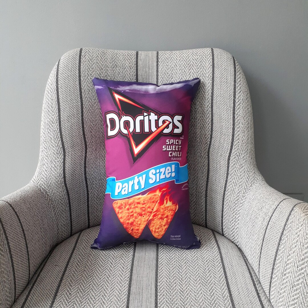 Doritos Spicy Sweet Chili Purple Chips Pillow,ornament Toys,cute Soft