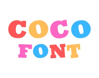 Coco Font Etsy