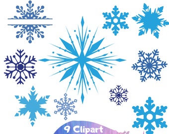 Download Snowflake Frozen Svg Etsy