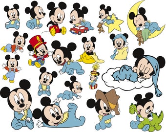 Baby Mickey Png Etsy Baby Mickey Png Etsy