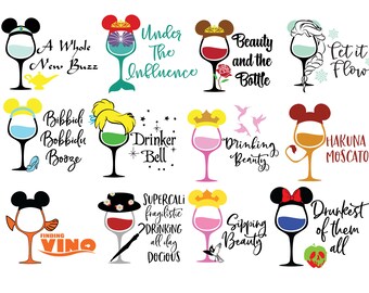Free Free 215 Disney Wine Svg SVG PNG EPS DXF File