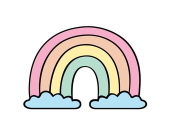 Download Double Rainbow Svg Etsy