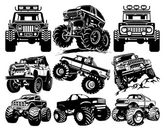 Download Monster Truck Svg Etsy