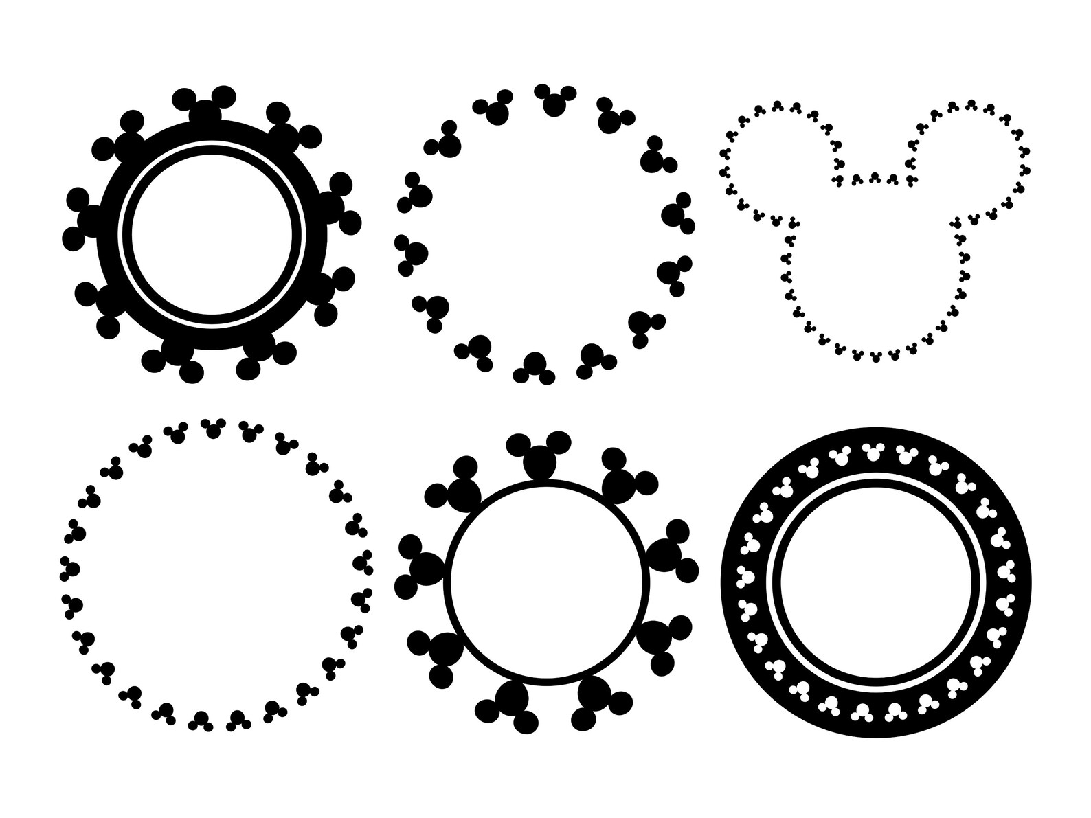 Disney monogram svg png bundle disney mickey minnie svg etsy uk