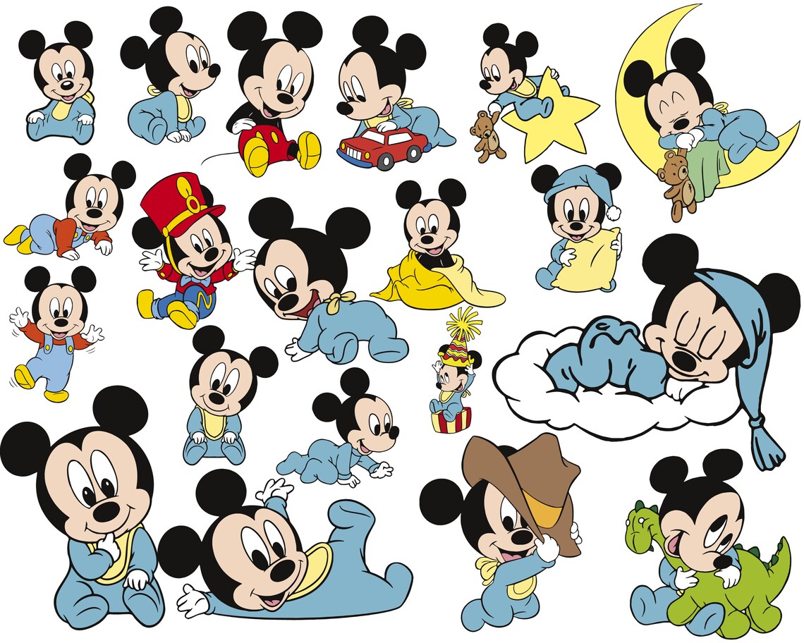 Download Disney Babies SVG mega Bundle Disney svg Baby Mickey svg | Etsy