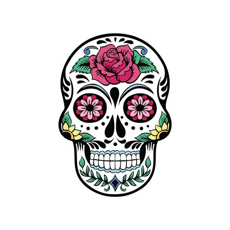 Instant download / Skull svg, Skulls sugar Calavera day of the dead, …