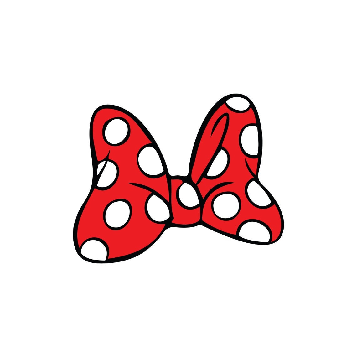 Minnie Mouse Svg Staple Svg Red Bow Clip Art In Svg Digital Etsy | My