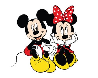 Mickey And Minnie Png Etsy