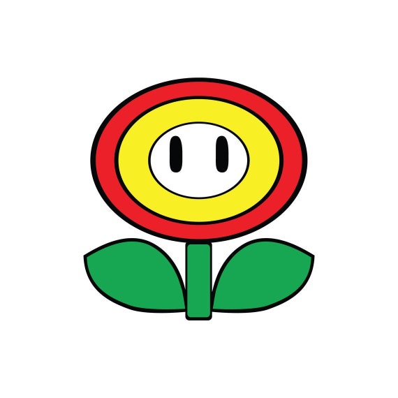 Super Mario Flower SVG
