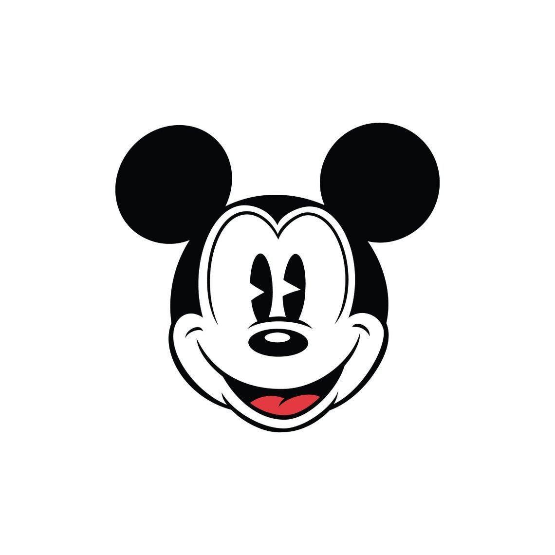 Mickey Mouse old style Head Old Fashioned smiling Digital