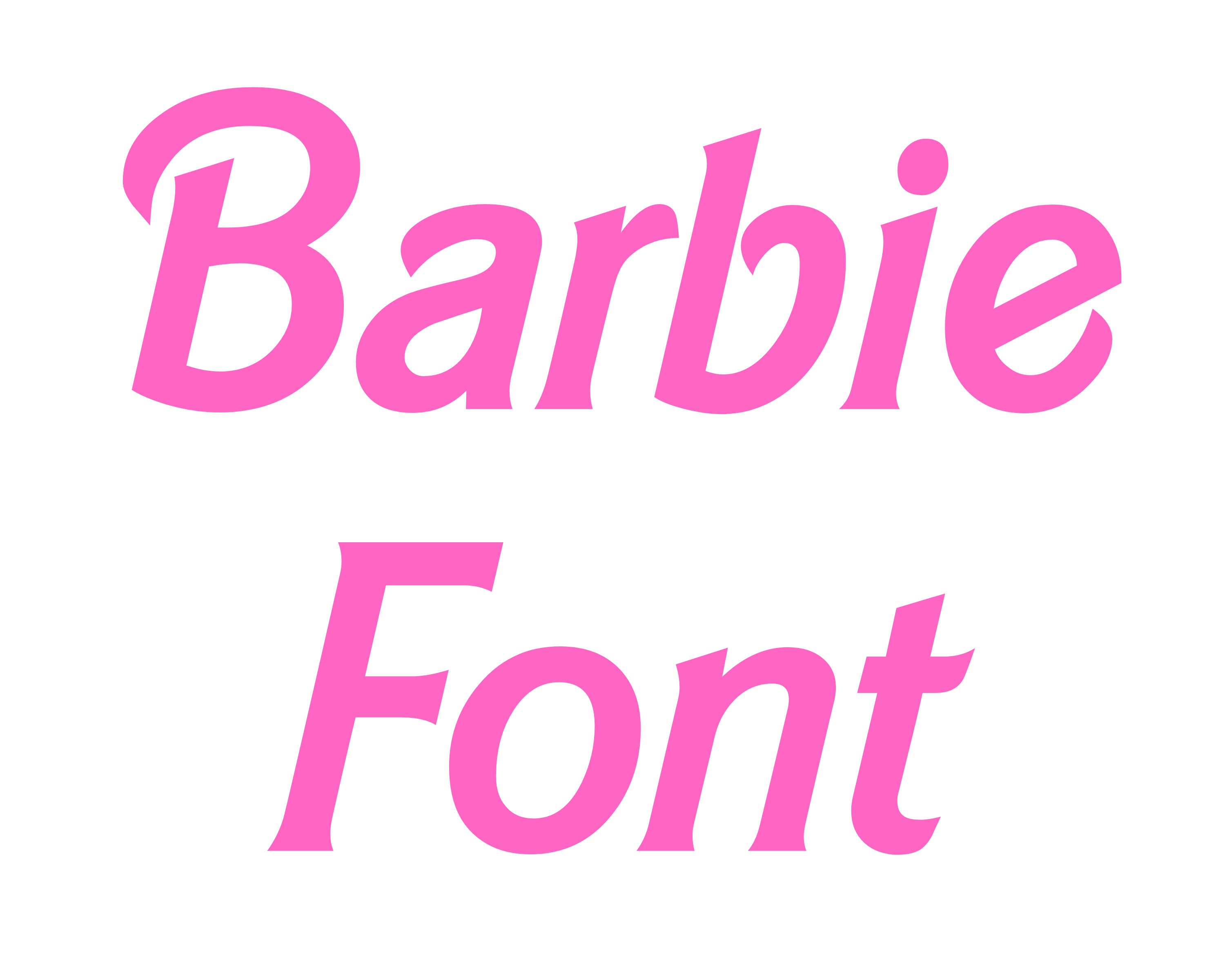 Barbie Alphabet Font Barbie Svg Barbie File Barbie Tv Show Font ...