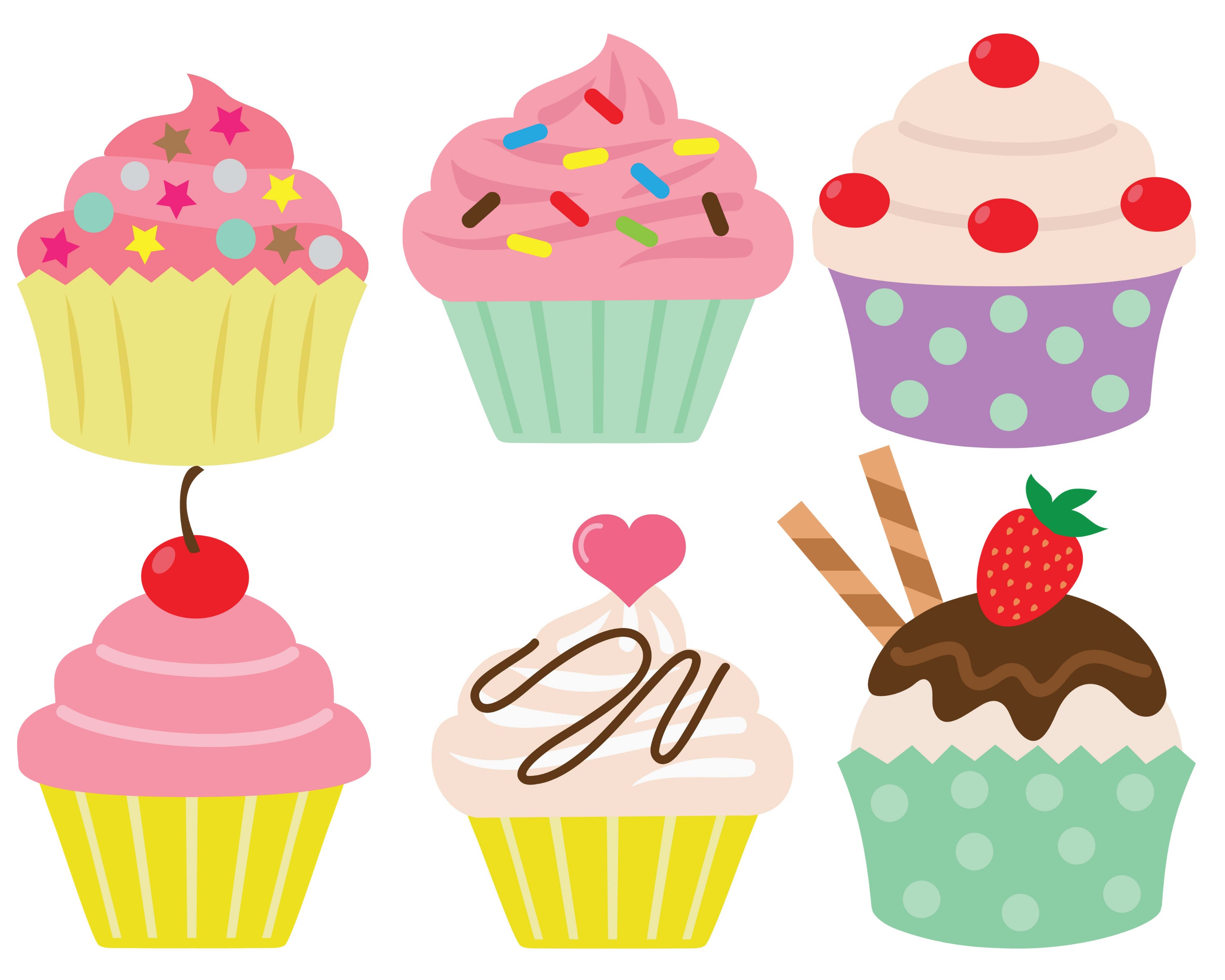 Cupcake SVG Cupcake Svg Cut Files Cupcake Vector Cupcake Etsy