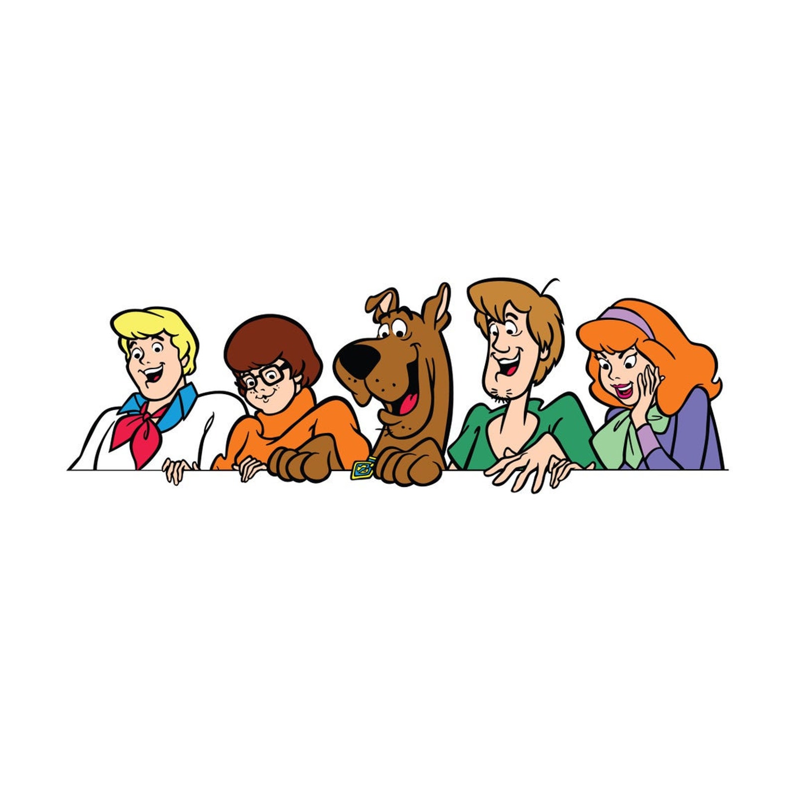 Scooby Doo squad Gang scoobydoo Daphne Fred Velma Shaggy | Etsy