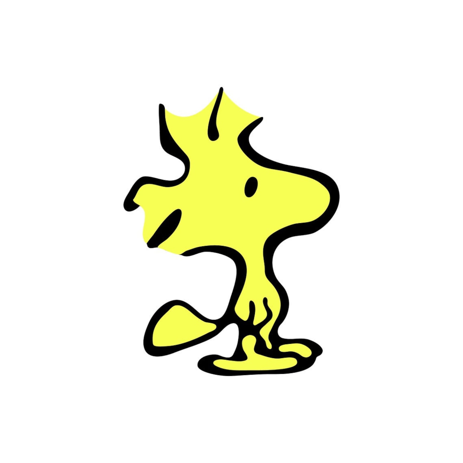 Erdnüsse Woodstock Snoopy gelb Vogel Freunde Digital | Etsy