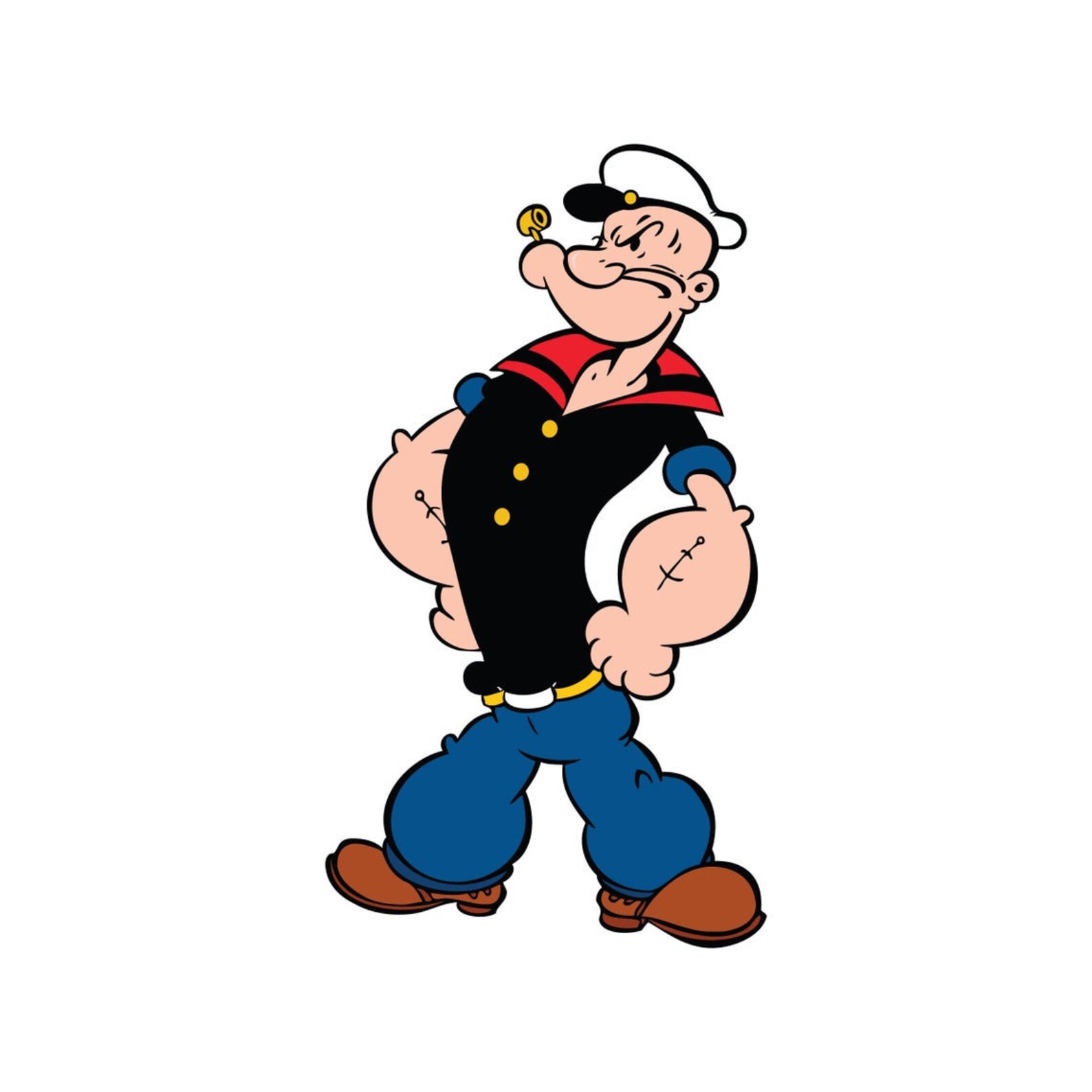 Popeye stand The sailor man sailer Pop eye Stance Etsy