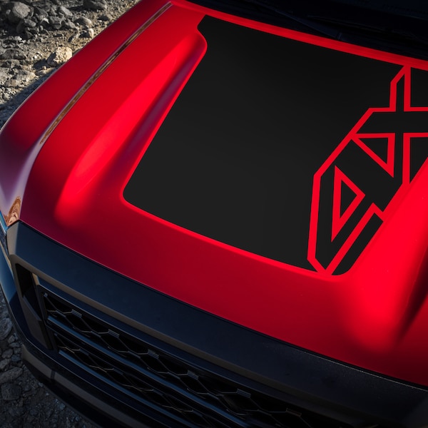 Nissan Frontier Hood Decal Etsy