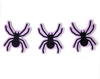 Spider Halloween Garland - Fall decor bunting, cute children's party theme, cute skeleton party.