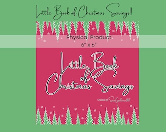 AFFORDABLE Little Book of Christmas Savings • 12 Savings Challenges, Games & Fun • Professionally Printed
