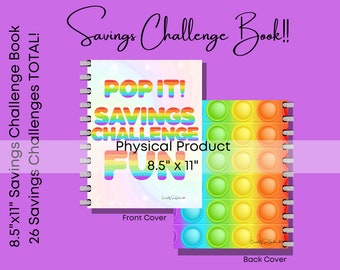 ¡POP IT! Libro de ahorros: Raspaditas divertidas (8,5" x 11")