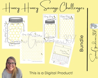 Pacchetto sfida risparmio api: buste stampabili per budget (PDF)