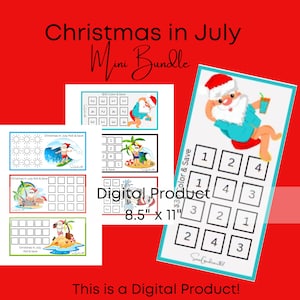 Christmas in July Savings Challenge Bundle: Color & Roll (PDF)