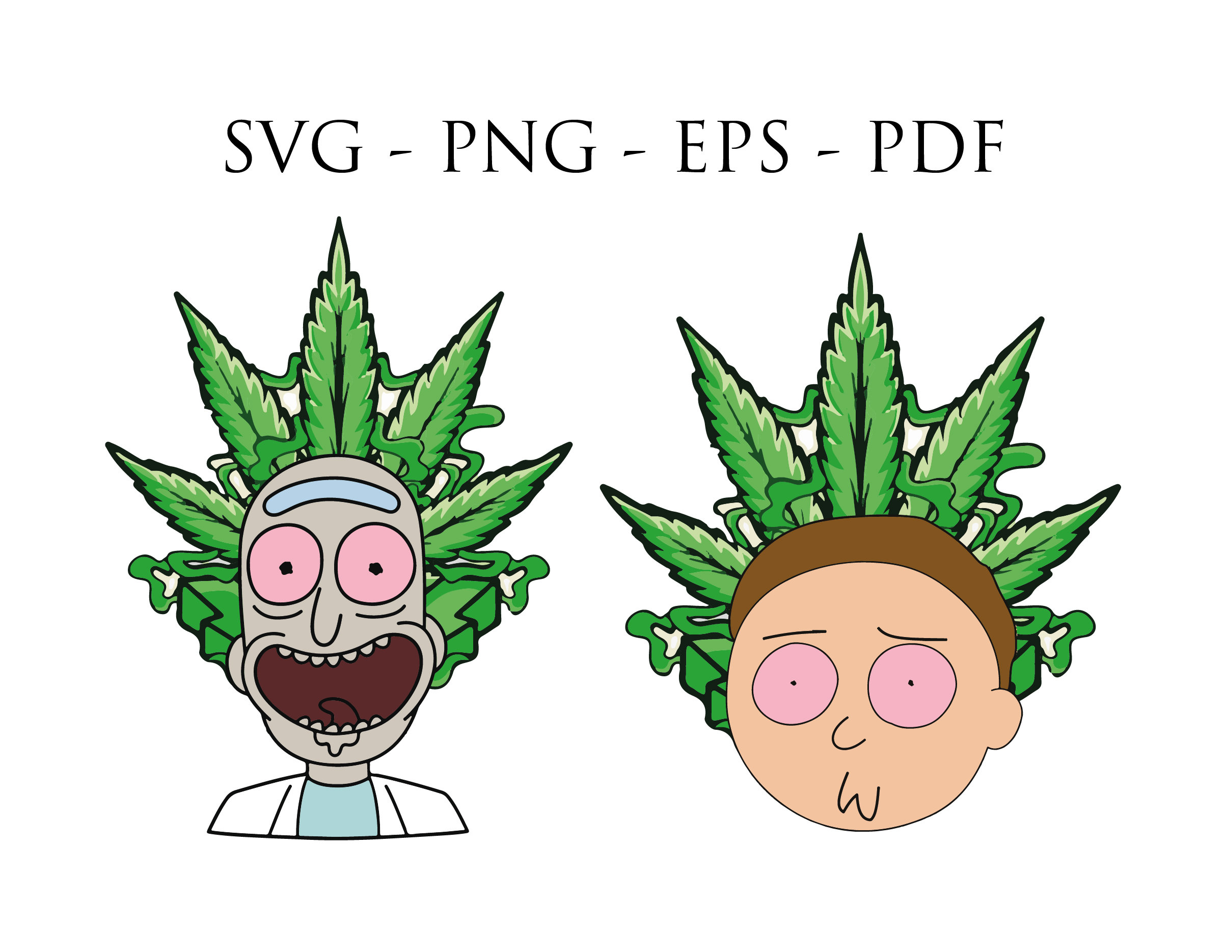 420 Rick and Morty Background