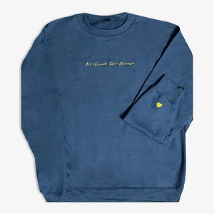 Embroidered Sweatshirt Indigo