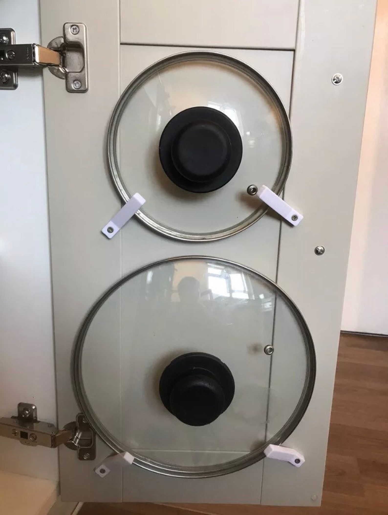 Saucepan Lid Holder Kitchen Cupboard Storage Organiser WHITE 8 Etsy