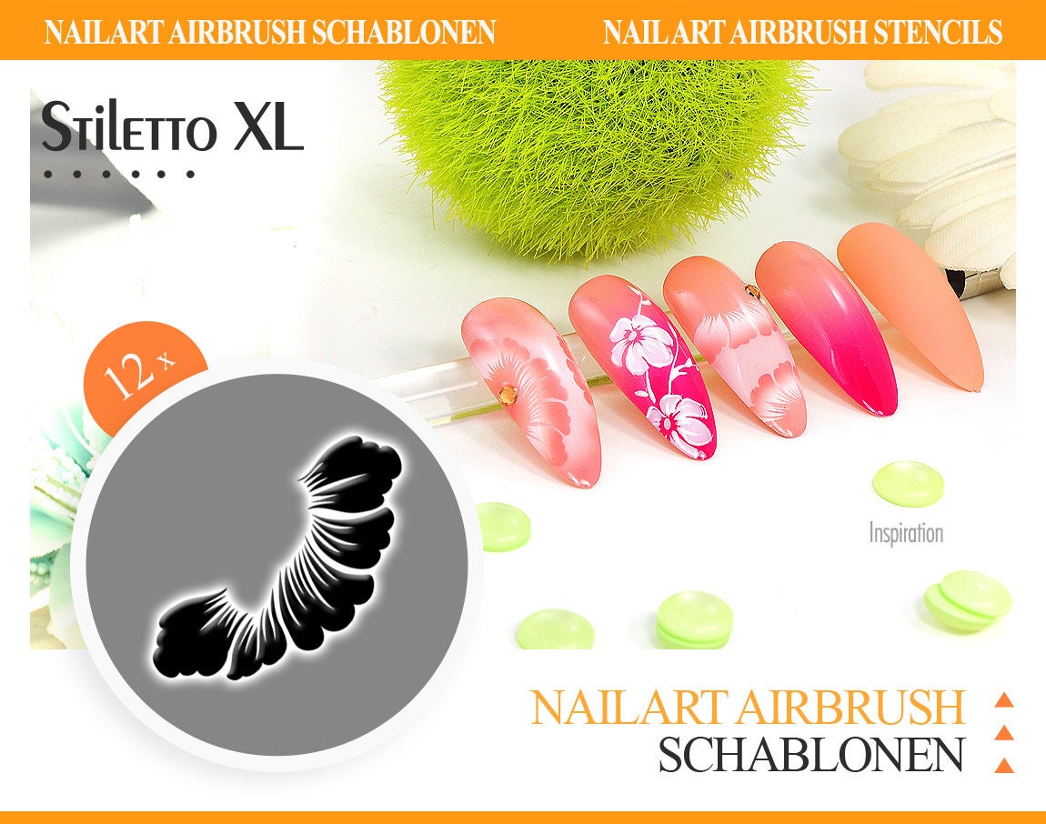 airbrush stencils for nails｜TikTok Search