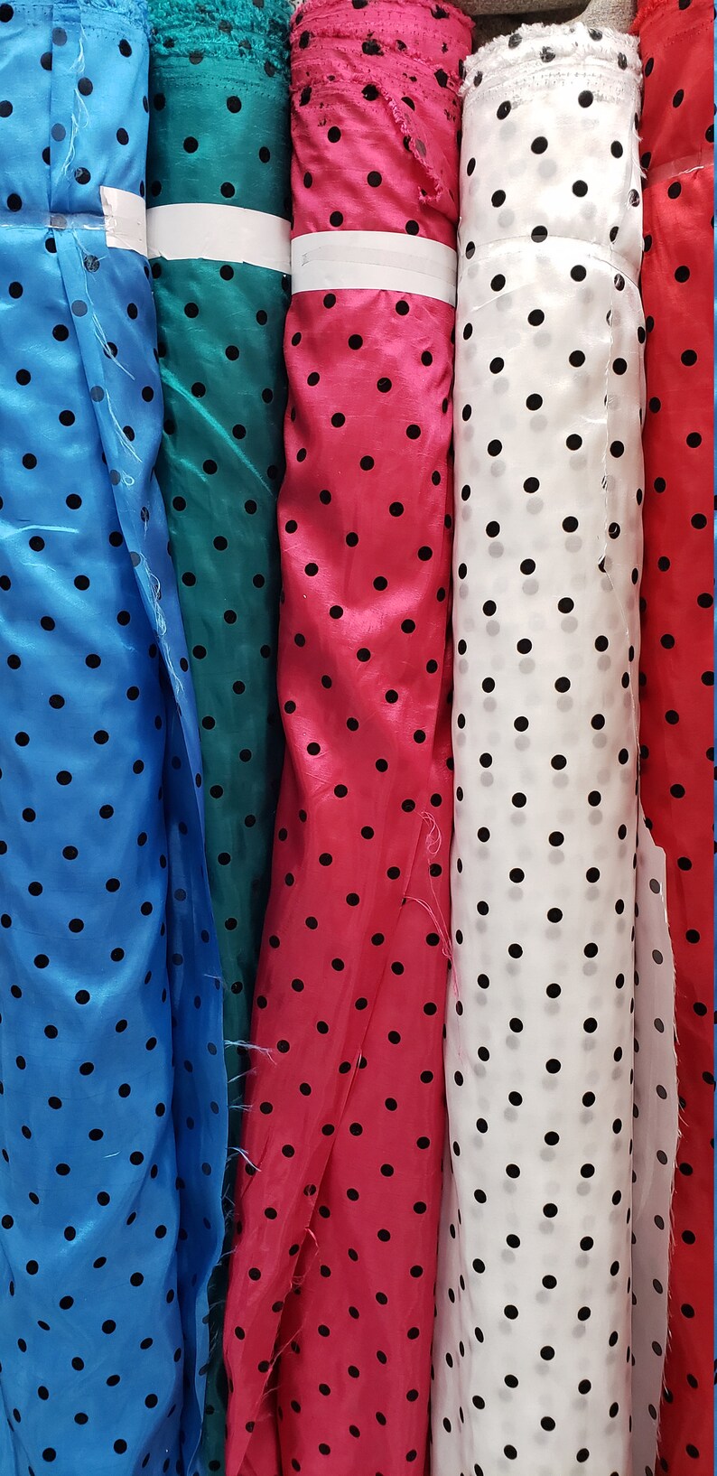 Hair Accesories Tops Polkadot Sheer Polyester Fabric Curtains,Decor Headbands Scarves Scrunchies Midweight -Dresses Blouses Skirts