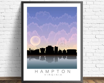 Hampton Travel Print | Virginia Poster