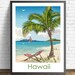 Hawaii Travel Print Hawaii Poster - Etsy
