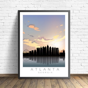 Atlanta Reiseposter |  Georgien Druck