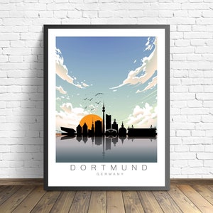 Dortmund Print | Germany Poster | Travel Poster