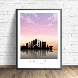 Dallas  Travel Poster | Texas  Print